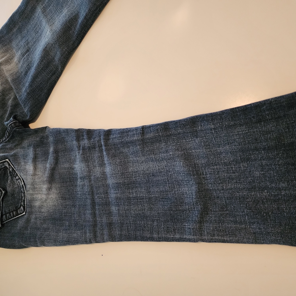 Women's Blue Studded Jeans - Picture 5 of 8